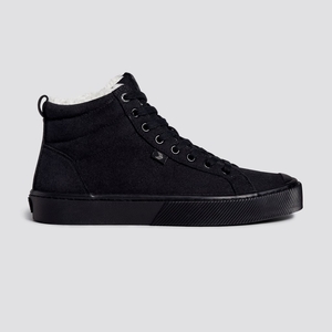 OCA HIGH Cariuma High Top Daim Vegan Noir Homme | AAC-2430391